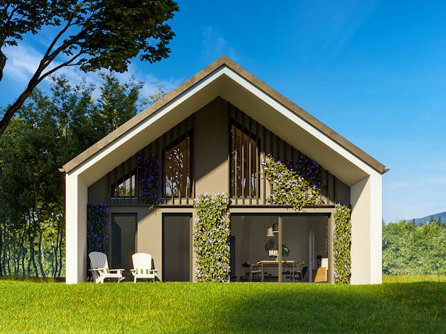 Fertighaus HELA von Haas Fertigbau Ausbauhaus ab 203152€, Bungalow Außenansicht 1