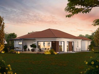 Fertighaus Bungalow 131 von Hanse Haus Schlüsselfertig ab 410863€, Bungalow Außenansicht 1