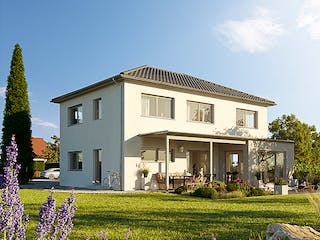 Fertighaus Villa 174 von Hanse Haus Schlüsselfertig ab 461978€, Stadtvilla Außenansicht 1