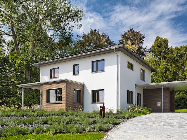 Fertighaus Villa 177 von Hanse Haus Schlüsselfertig ab 479801€, Stadtvilla Außenansicht 1