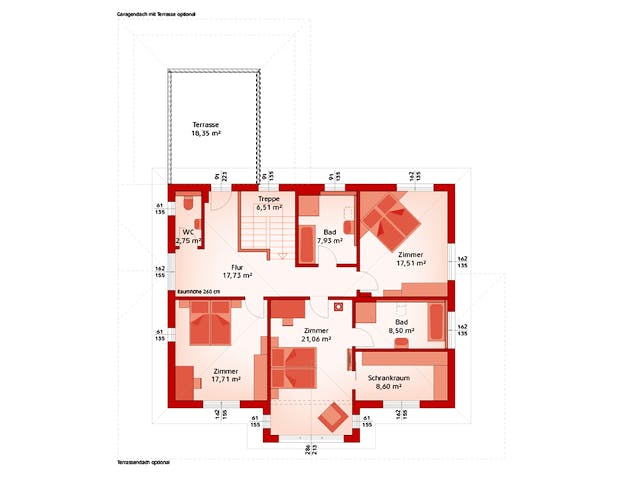 Fertighaus Classic 216 W von HARTL HAUS Schlüsselfertig ab 635970€, Stadtvilla Grundriss 2