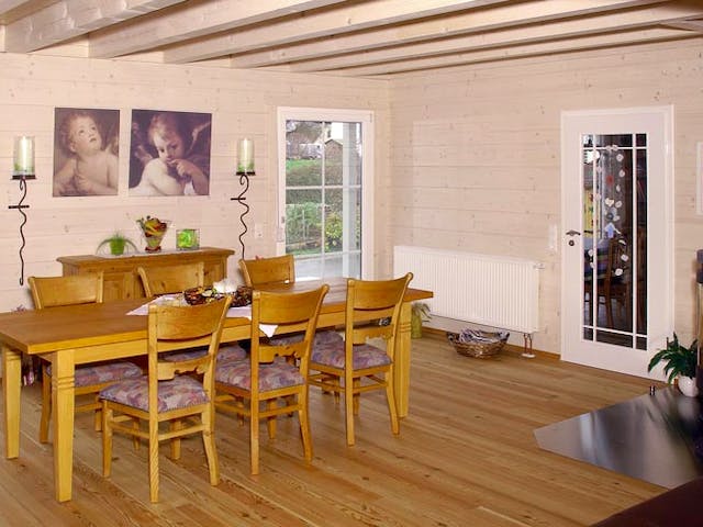 Blockhaus B167 von Frammelsberger R. Ingenieur-Holzbau, Blockhaus Innenansicht 1