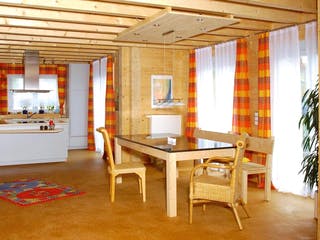 Blockhaus B178 Witte von Frammelsberger R. Ingenieur-Holzbau, Blockhaus Innenansicht 2