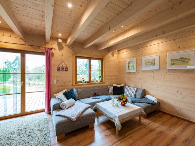 Blockhaus B138 Görlitz von Frammelsberger R. Ingenieur-Holzbau, Blockhaus Innenansicht 1