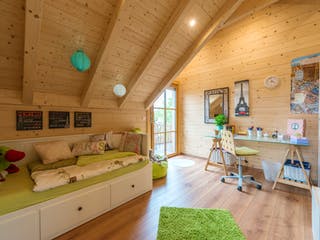 Blockhaus B138 Görlitz von Frammelsberger R. Ingenieur-Holzbau, Blockhaus Innenansicht 7