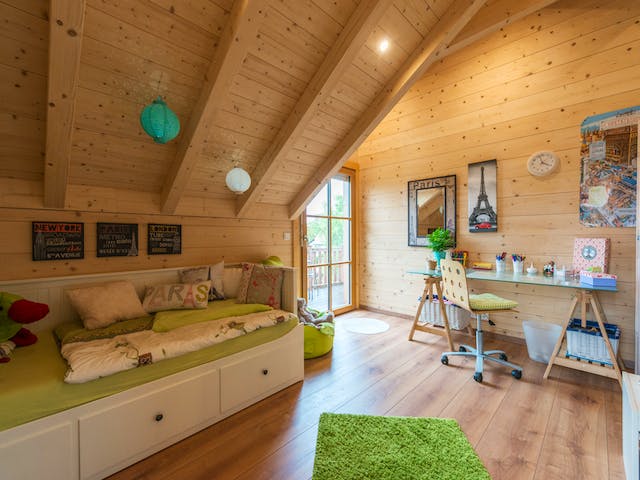 Blockhaus B138 Görlitz von Frammelsberger R. Ingenieur-Holzbau, Blockhaus Innenansicht 7