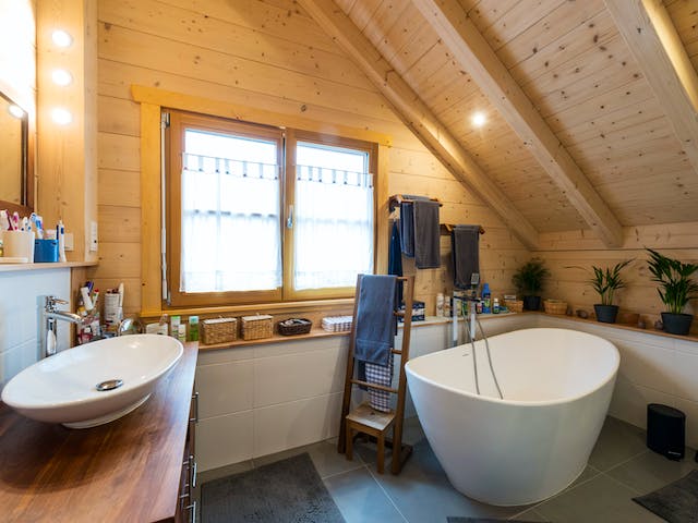 Blockhaus B138 Görlitz von Frammelsberger R. Ingenieur-Holzbau, Blockhaus Innenansicht 9