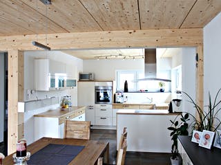 Fertighaus Homestory 135 von Lehner Haus Schlüsselfertig ab 336700€, Satteldach-Klassiker Innenansicht 1