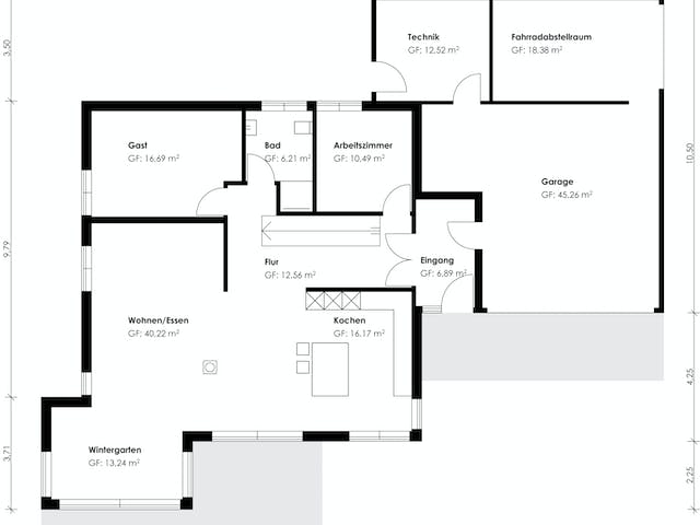 Fertighaus Homestory 175 von Lehner Haus Schlüsselfertig ab 548340€, Stadtvilla Grundriss 1