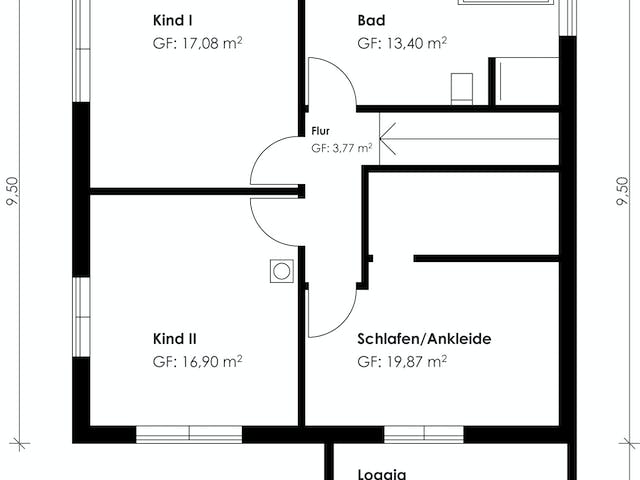 Fertighaus Homestory 215 von Lehner Haus Schlüsselfertig ab 360100€, Stadtvilla Grundriss 1