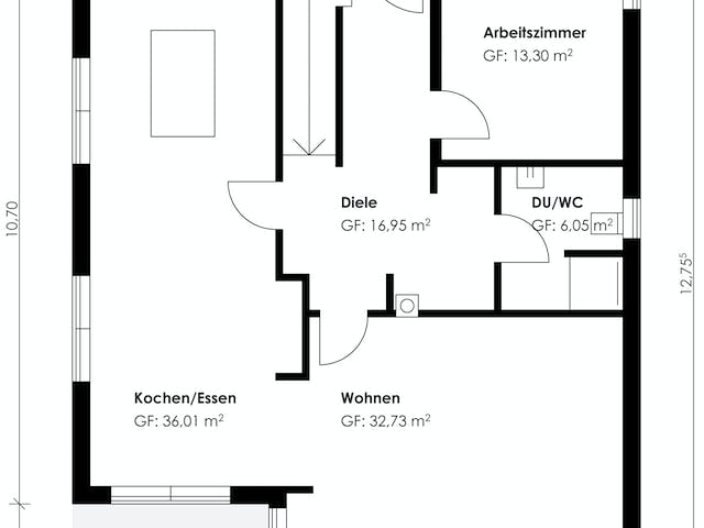 Fertighaus Homestory 227 von Lehner Haus Schlüsselfertig ab 468910€, Stadtvilla Grundriss 2