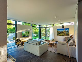 Fertighaus HUF Haus MODUM 10 Beispiel 6 von HUF HAUS, Fachwerk Innenansicht 2