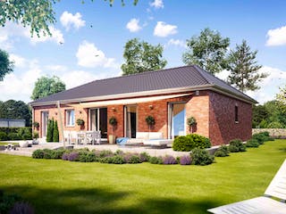 Massivhaus Cumulus 780 von Heinz von Heiden Schlüsselfertig ab 264063€, Bungalow Außenansicht 1 Massivhaus Cumulus 780 von Heinz von Heiden Schlüsselfertig ab 264063€, Bungalow Außenansicht 1