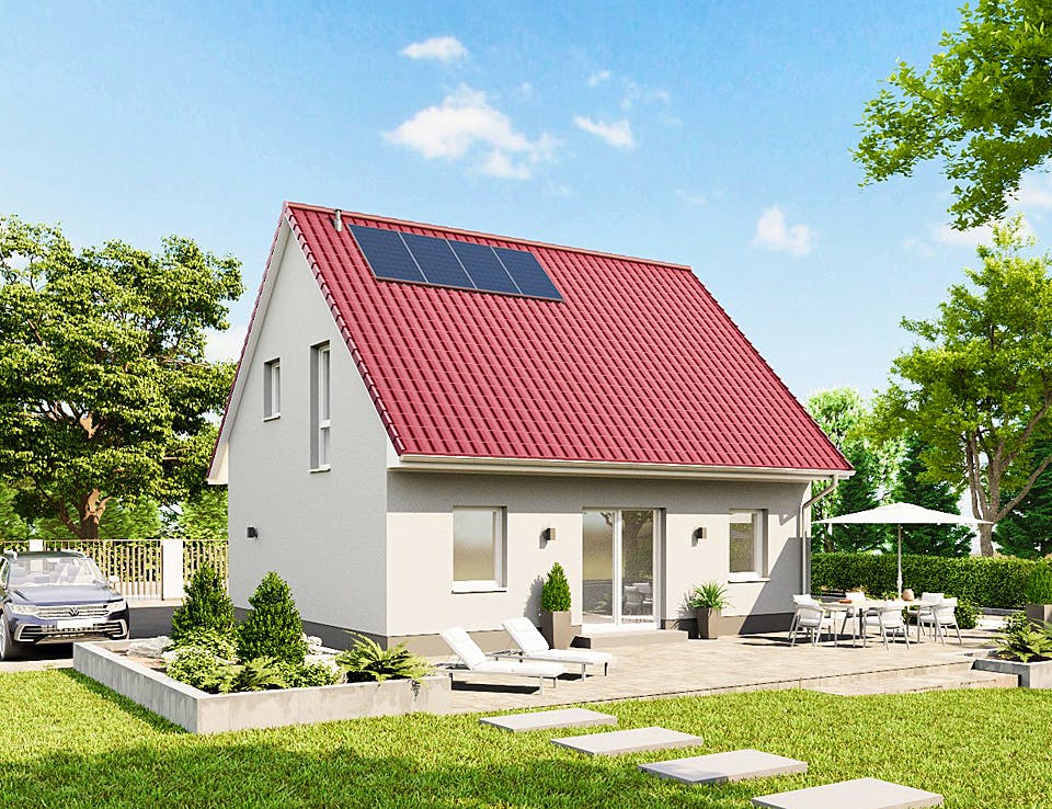 Massivhaus Das Unverbesserliche S400 von Heinz von Heiden Zentrale Schlüsselfertig ab 214442.2€, Außenansicht 1