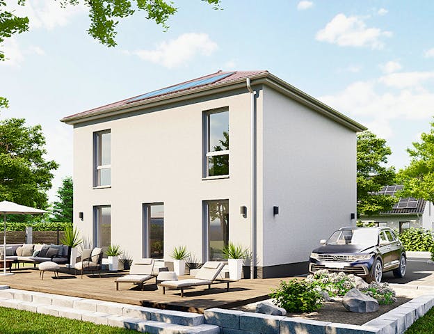 Günstige schlüsselfertige Stadtvilla in Massivbauweise von Heinz von Heiden