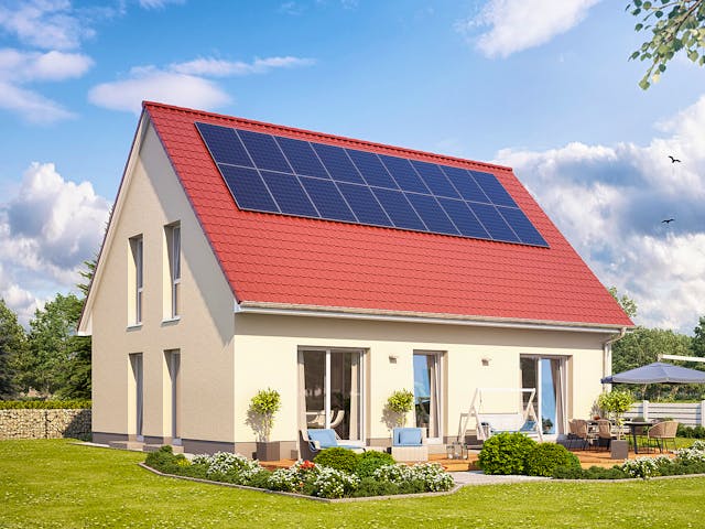 Massivhaus Zweifamilienhaus 64K von Heinz von Heiden Zentrale Schlüsselfertig ab 398897€, Satteldach-Klassiker Außenansicht 1