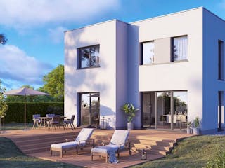 Massivhaus BAUART 133 von Siewert Hausbau, Außenansicht 1