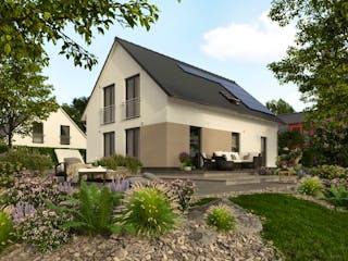 Massivhaus Bodensee 129 von Schmid-Haus Bausatzhaus ab 335000€,  Außenansicht 1