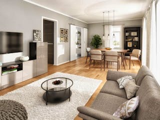 Massivhaus Bodensee 129 von Schmid-Haus Bausatzhaus ab 335000€,  Innenansicht 1