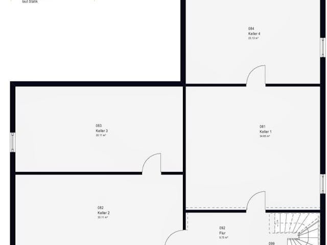 Fertighaus ComfortStyle 16.01 W von massa haus Ausbauhaus ab 172999€, Bungalow Innenansicht 4