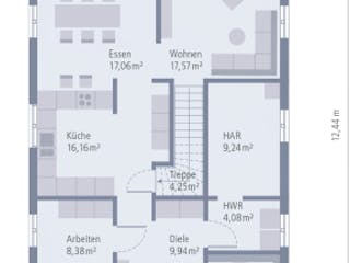 Fertighaus Design 29 von OKAL Haus Schlüsselfertig ab 453900€,  Innenansicht 1