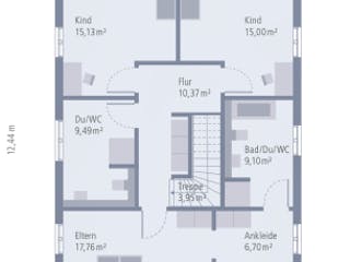 Fertighaus Design 29 von OKAL Haus Schlüsselfertig ab 453900€,  Innenansicht 2