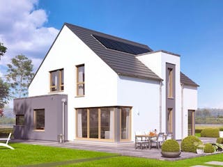 Fertighaus EVOLUTION 164 V2 von Bien-Zenker Schlüsselfertig ab 384844€,  Außenansicht 1