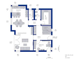 Fertighaus EVOLUTION 164 V2 von Bien-Zenker Schlüsselfertig ab 384844€,  Innenansicht 4