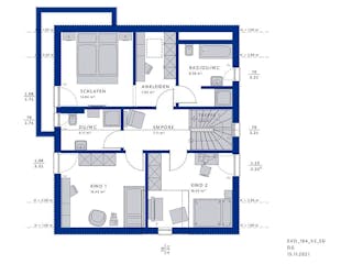Fertighaus EVOLUTION 164 V2 von Bien-Zenker Schlüsselfertig ab 384844€,  Innenansicht 5