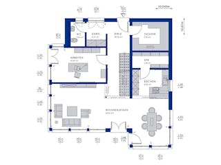 Fertighaus EVOLUTION 177 V4 von Bien-Zenker Schlüsselfertig ab 437855€, Stadtvilla Innenansicht 4