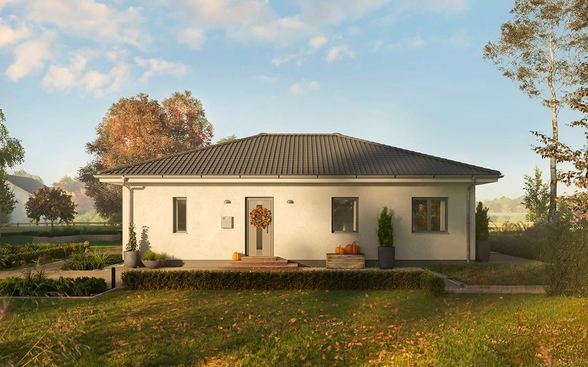 Fertighaus FamilyStyle 11.01 W von massa haus Ausbauhaus ab 138999€, Bungalow Innenansicht 2