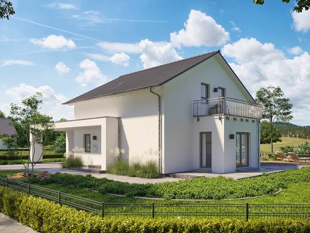 Fertighaus FamilyStyle 16.01 S von massa haus Ausbauhaus ab 151999€, Satteldach-Klassiker Innenansicht 3