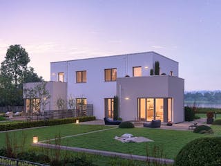 Fertighaus FamilyStyle 20.04 F von massa haus Ausbauhaus ab 250999€, Cubushaus Innenansicht 1