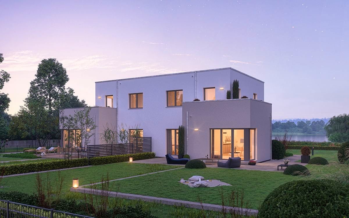 Fertighaus FamilyStyle 20.04 F von massa haus Ausbauhaus ab 250999€, Cubushaus Innenansicht 1