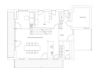 Fertighaus Vitalhaus Klara von Regnauer Hausbau, Satteldach-Klassiker Innenansicht 9