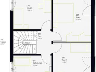 Fertighaus LifeStyle 13.01 F von massa haus Ausbauhaus ab 186999€, Cubushaus Innenansicht 5
