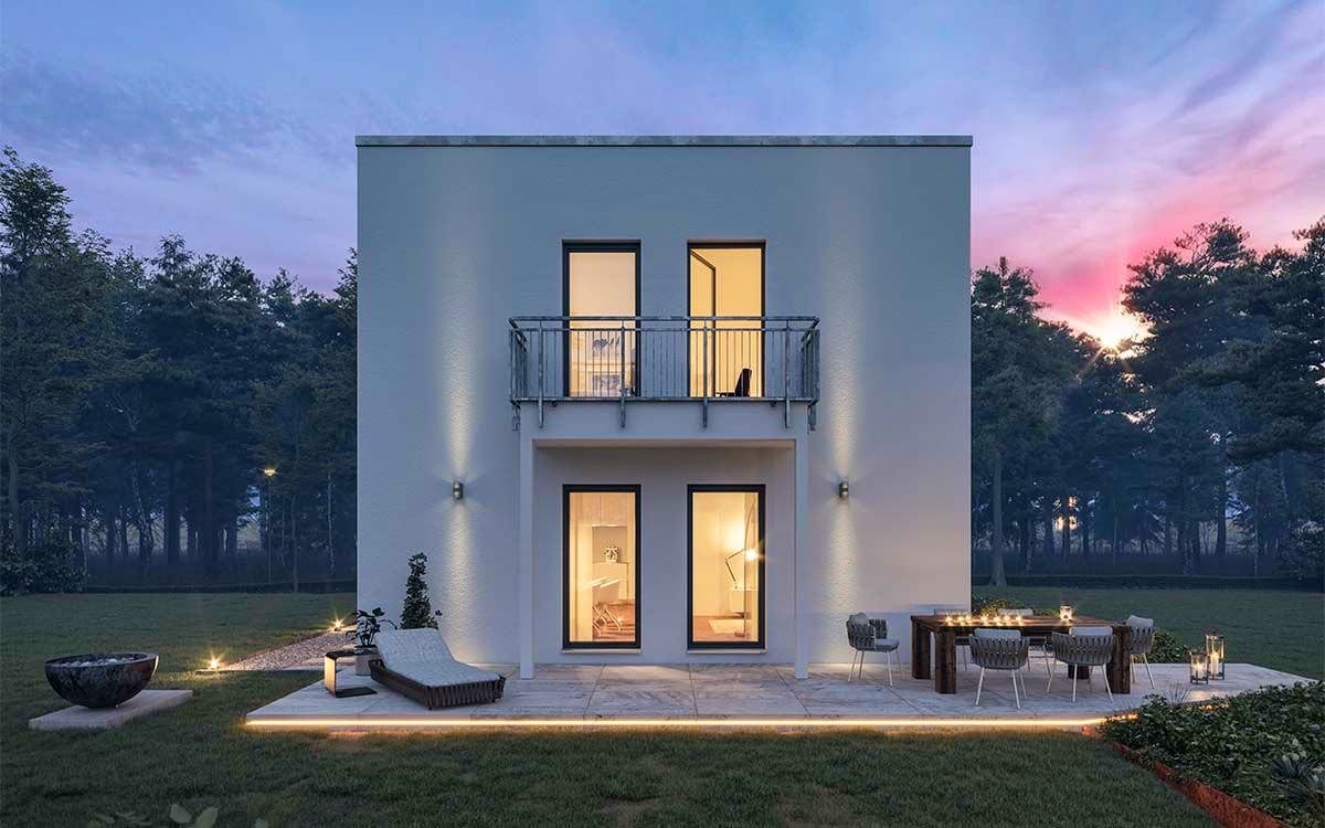 Fertighaus LifeStyle 13.01 F von massa haus Ausbauhaus ab 186999€, Cubushaus Innenansicht 2