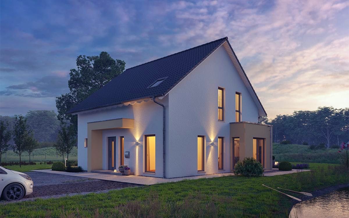 Fertighaus LifeStyle 16.01 S von massa haus Ausbauhaus ab 153999€, Satteldach-Klassiker Innenansicht 1