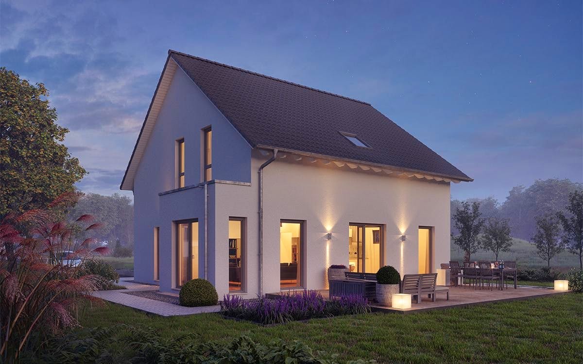 Fertighaus LifeStyle 16.01 S von massa haus Ausbauhaus ab 153999€, Satteldach-Klassiker Innenansicht 2