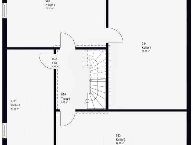 Fertighaus LifeStyle 20.02 W von massa haus Ausbauhaus ab 194999€, Stadtvilla Innenansicht 4