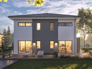 Fertighaus LifeStyle 20.02 W von massa haus Ausbauhaus ab 194999€, Stadtvilla Innenansicht 2