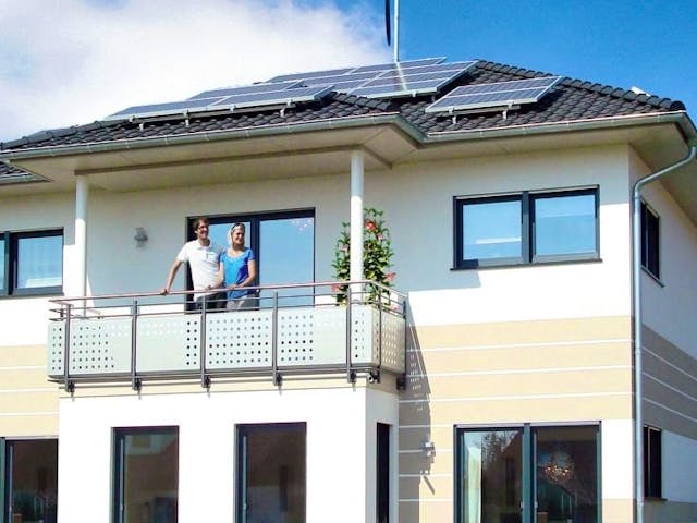 Fertighaus Musterhaus Ventura von RENSCH-HAUS,  Außenansicht 1