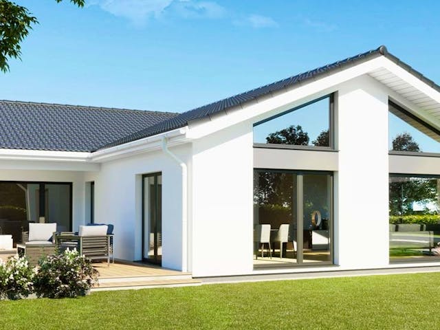 Fertighaus Perfect 132 von Danwood Schlüsselfertig ab 313200€, Bungalow Außenansicht 1