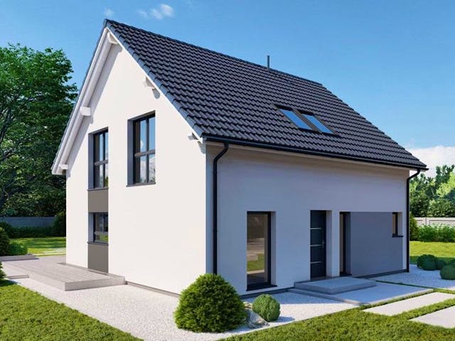 Fertighaus Point 153.1 von Danwood Schlüsselfertig ab 293300€, Satteldach-Klassiker Innenansicht 1