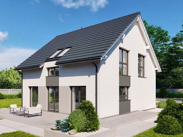 Fertighaus Point 153.1 von Danwood Schlüsselfertig ab 293300€, Satteldach-Klassiker Innenansicht 4