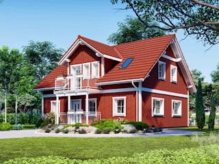 Fertighaus Point 154.10 von Danwood Schlüsselfertig ab 321200€, Satteldach-Klassiker Innenansicht 1