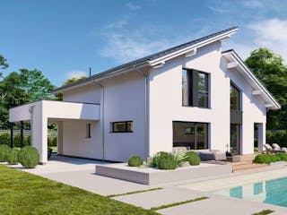 Fertighaus Point 169.1 von Danwood Schlüsselfertig ab 379100€, Pultdachhaus Innenansicht 4