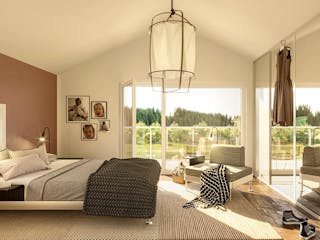 Fertighaus SUNSHINE 107 V2 von Living Fertighaus Schlüsselfertig ab 351141€, Satteldach-Klassiker Innenansicht 3
