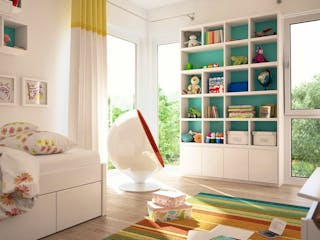 Fertighaus SUNSHINE 113 V5 von Living Fertighaus Schlüsselfertig ab 353729€, Satteldach-Klassiker Innenansicht 7