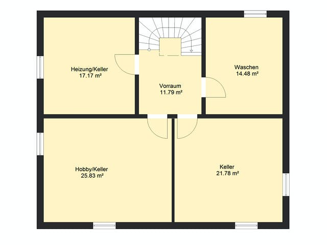 Massivhaus Klassik 110 von invivo haus Schlüsselfertig ab 460457€, Satteldach-Klassiker Grundriss 3